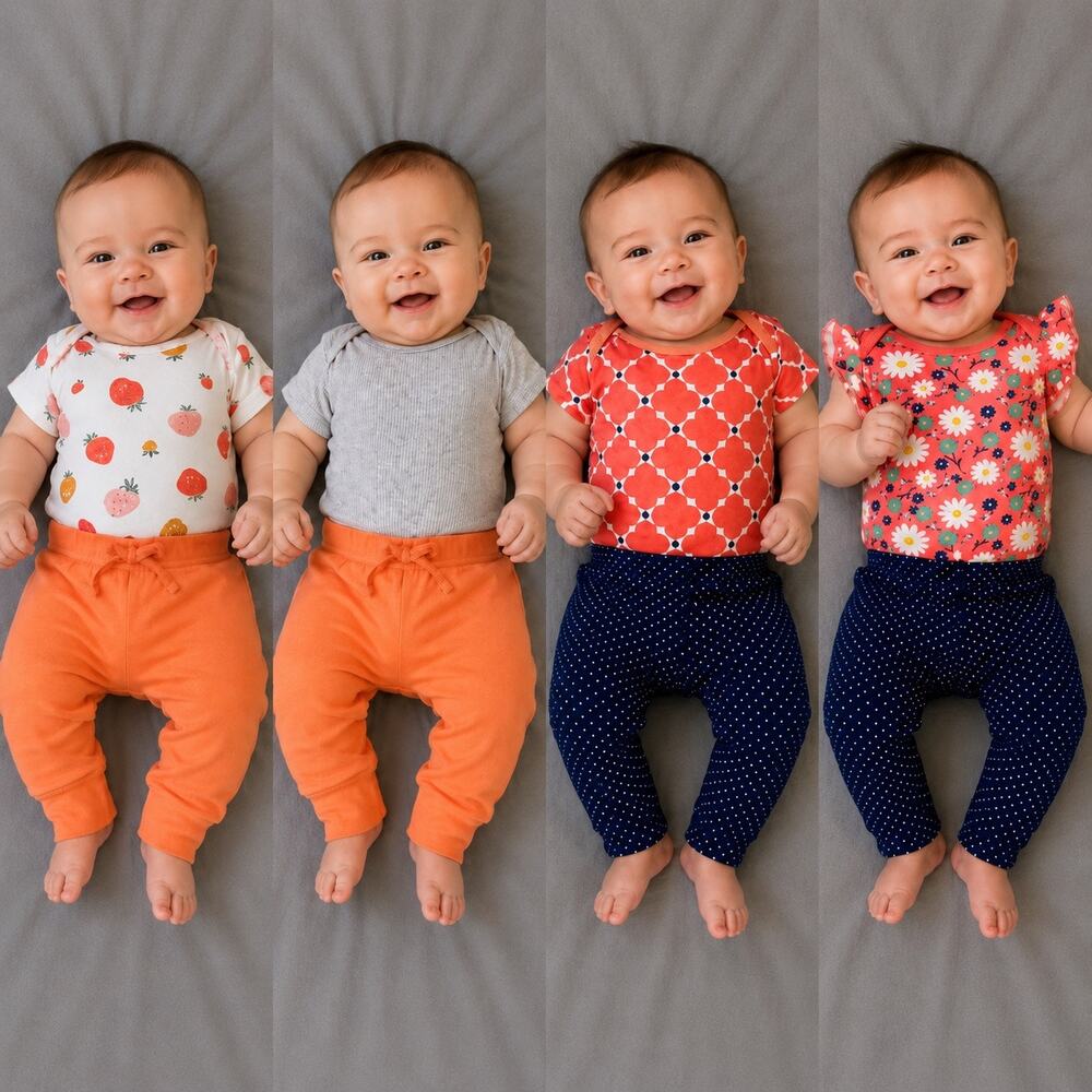 Baby Girl 3-6M Bundle 6 Pc Carter’s Old Navy Simple Joys Baby Gear Koala Baby